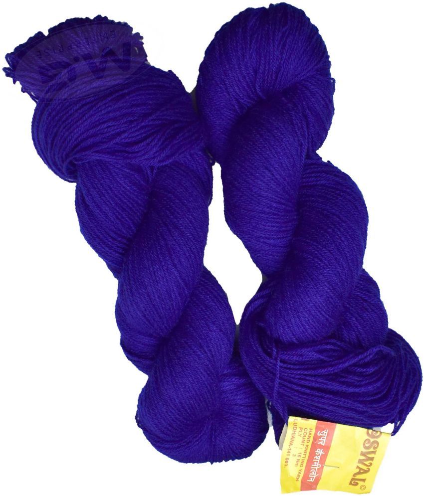     			Represents Oswal  3 Ply Knitting  Yarn Wool,  Royal 400 gm