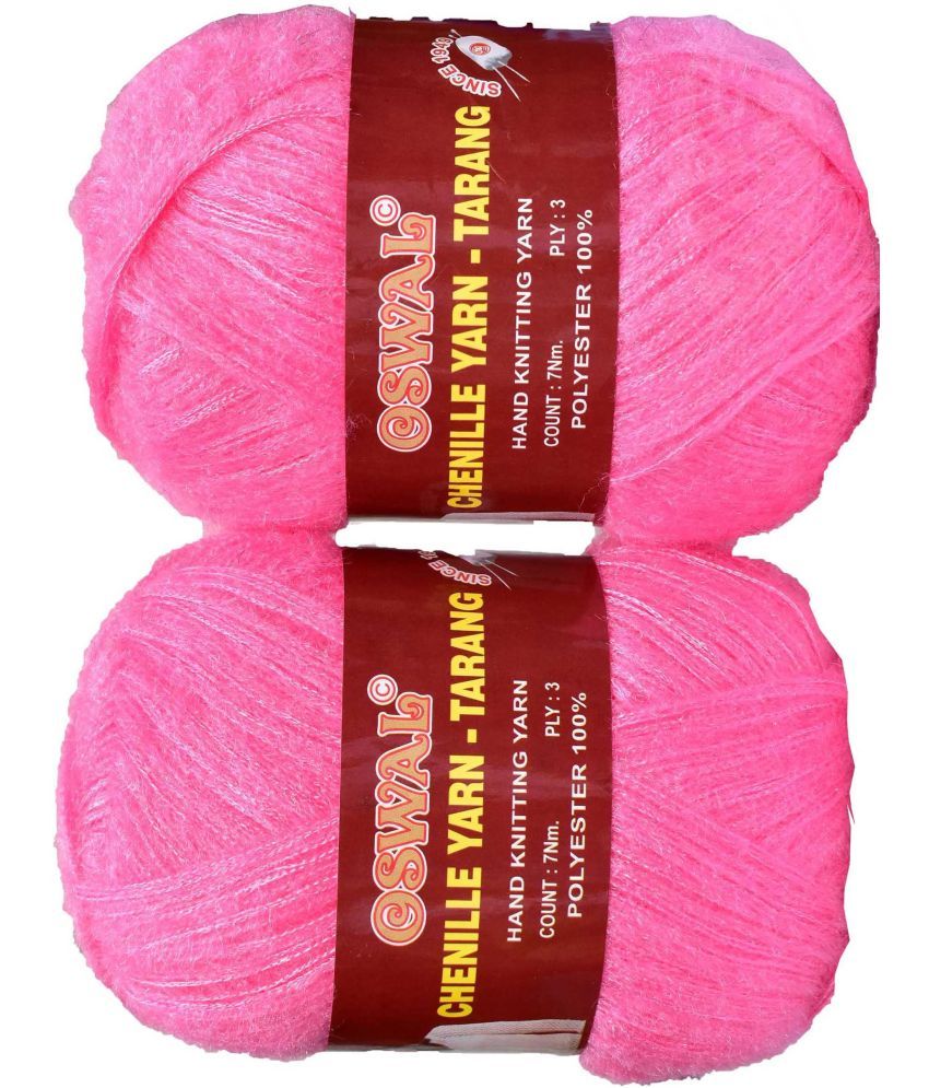     			Represents Oswal  3 Ply Knitting  Yarn Wool,  Deep Pink 500 gm  Art-HFD