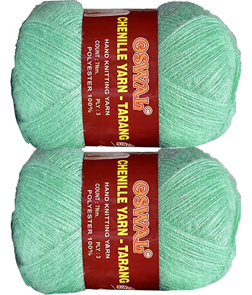     			Represents Oswal  3 Ply Knitting  Yarn Wool,  Apple Green 500 gm  Art-HFA