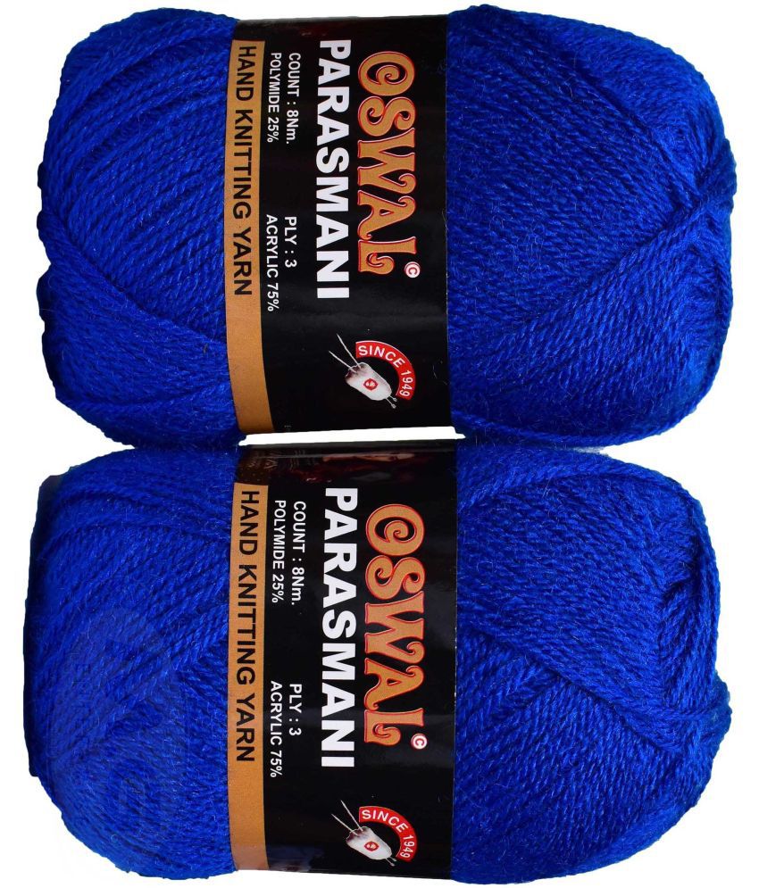     			Represents Oswal 3 Ply Knitting  Yarn Wool,  Royal 300 gm Art-EIE Art-EFI