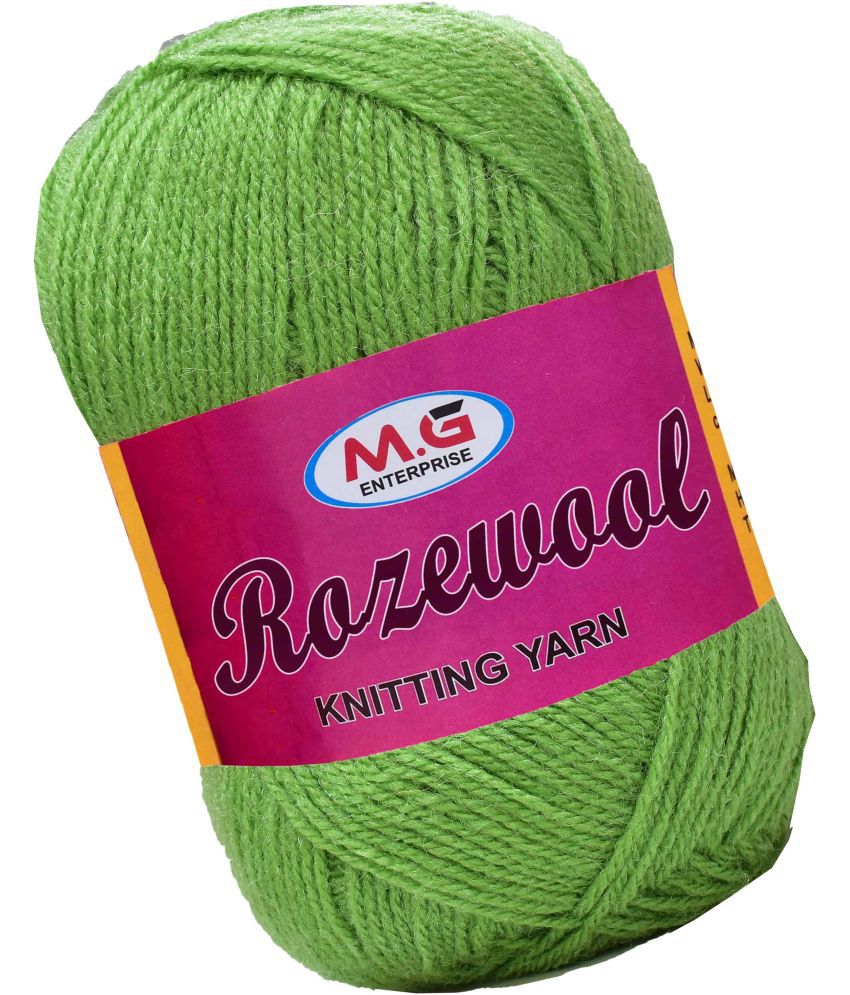     			Rosewool  Apple Green 400 gms Wool Ball Hand knitting wool- Art-FHI