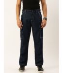 Bene Kleed Men Mid-Rise Relaxed Fit Cargo Jean With Contrast Stitch