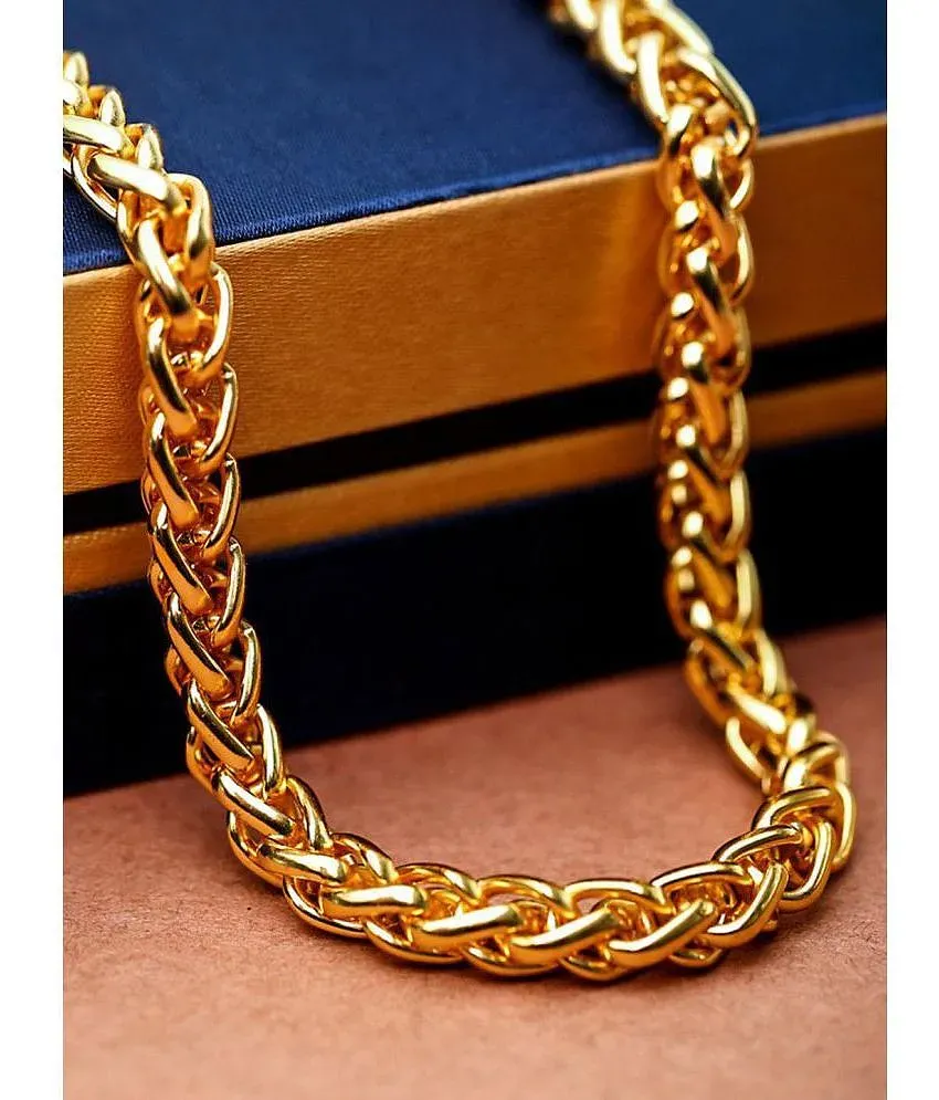 Snapdeal gold plated on sale chain