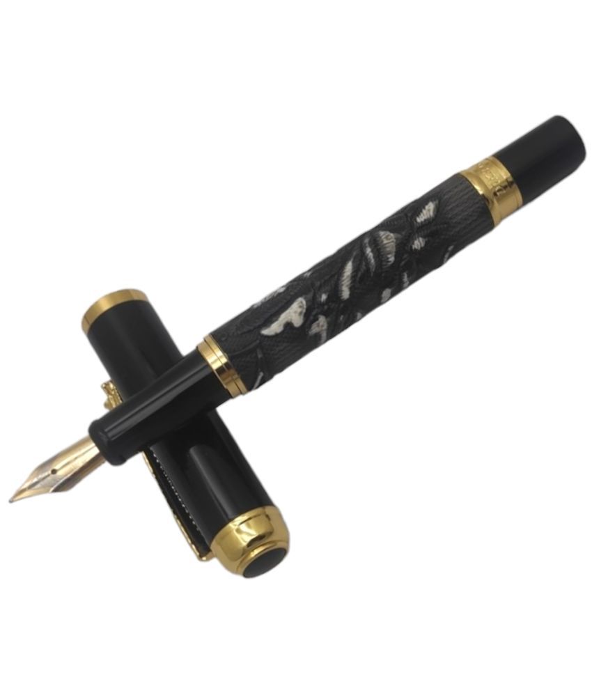     			Dikawen Dark Grey Medium Line Fountain Pen ( Pack of 1 )