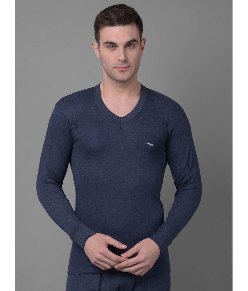     			Pack of 1 Dollar Blue Acrylic Men's Thermal Tops