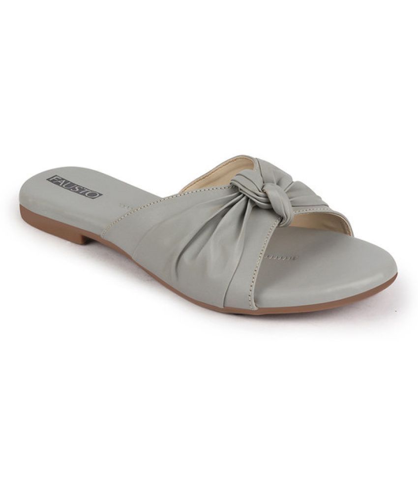     			Fausto Gray Women's Flats