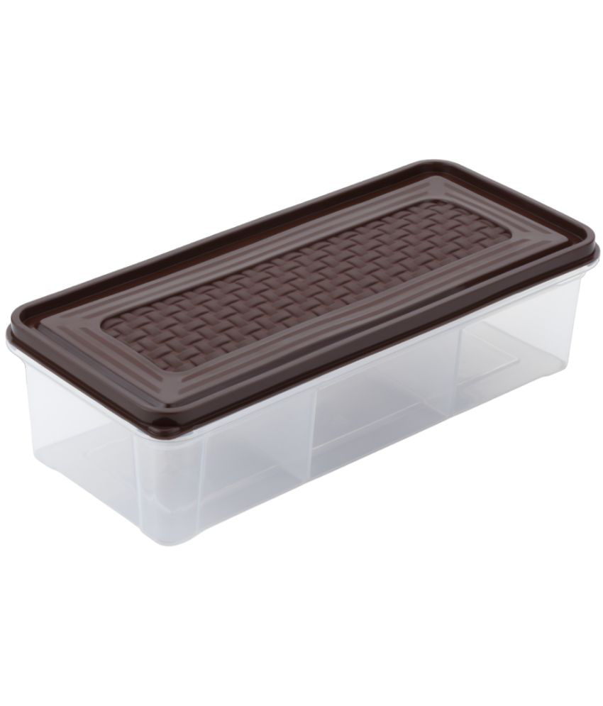     			MAGICSPOON Spice Container Plastic Brown Spice Container ( Set of 1 )