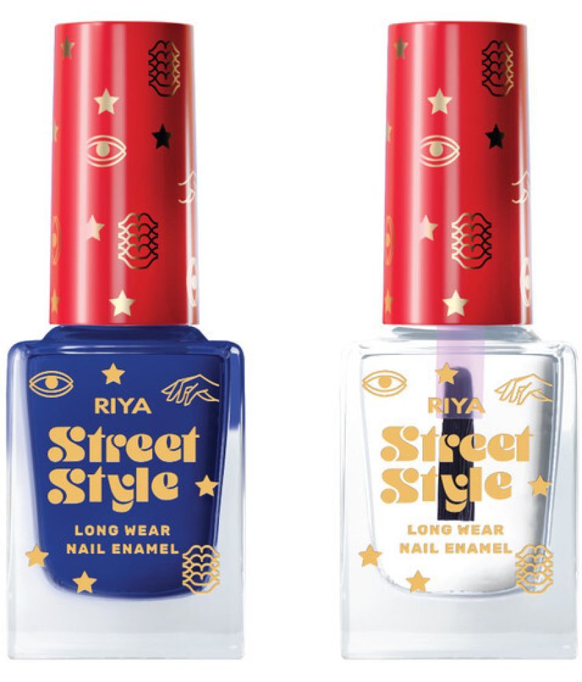     			Street Style Multi Glossy Nail Polish ( Pack of 2 )