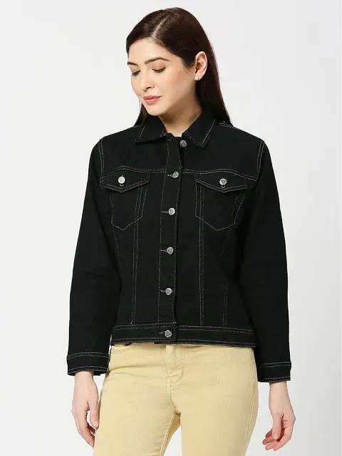 Ladies jeans cheap jacket snapdeal