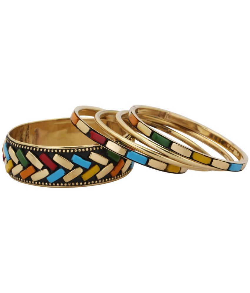     			BLUE PIXEL PRODUCTS Multicolor Bangle Set ( Pack of 5 )