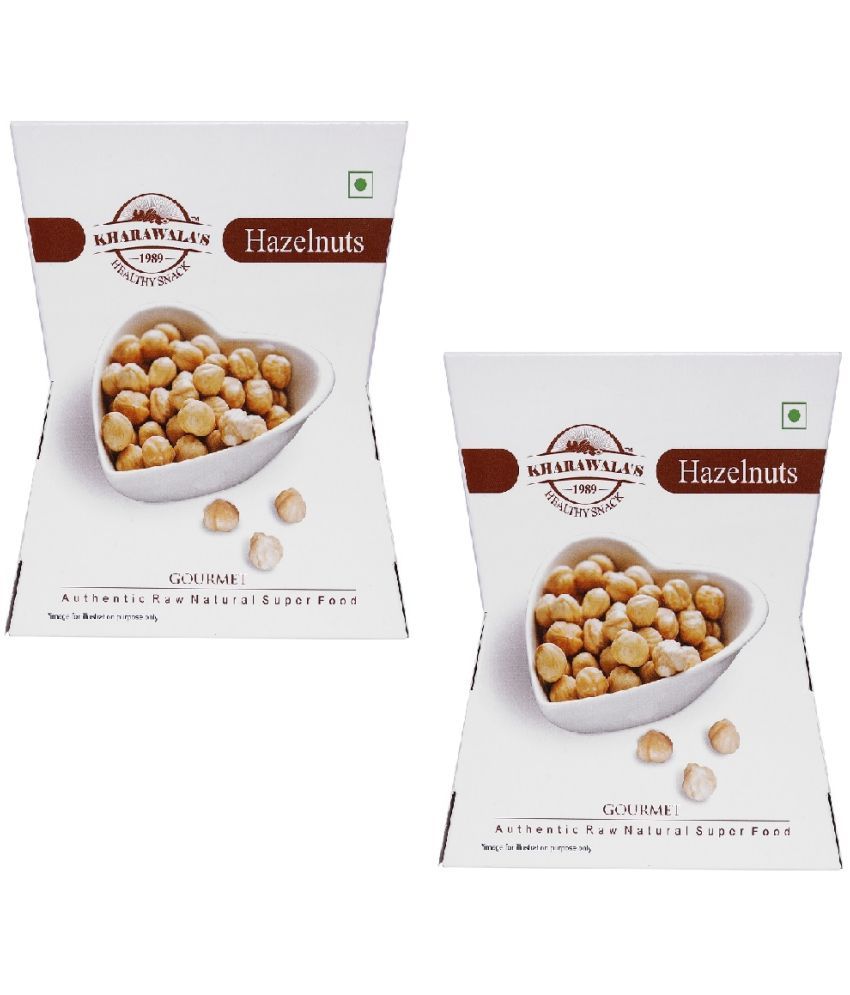     			KHARAWALA's United State Premium Jumbo Hazelnut (Pack of 2-200 Grams Each)