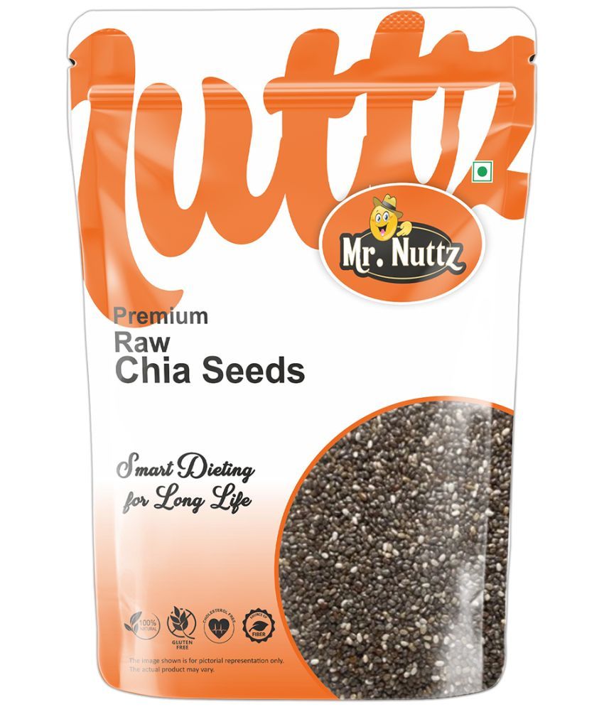     			Mr.Nuttz Chia Seeds for weight loss, Omega 3, Zinc & Fiber, Calcium Rich Chia Seed (500 g)