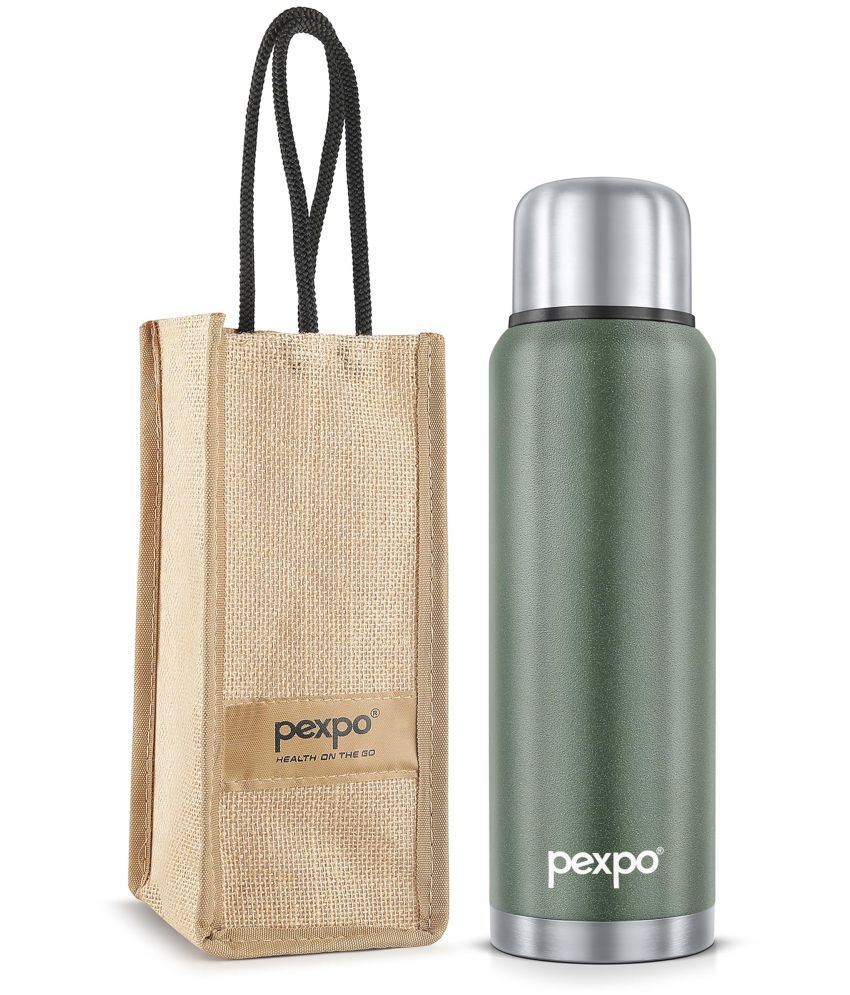     			Pexpo 24Hrs Hot/Cold Green Thermosteel Flask ( 1500 ml )