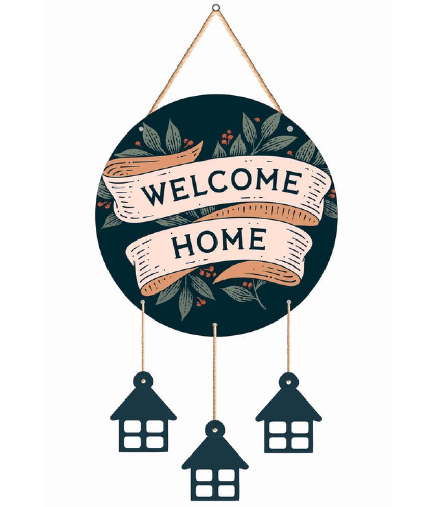     			Saf Welcome home Decorative Plate Multi - Pack of 1