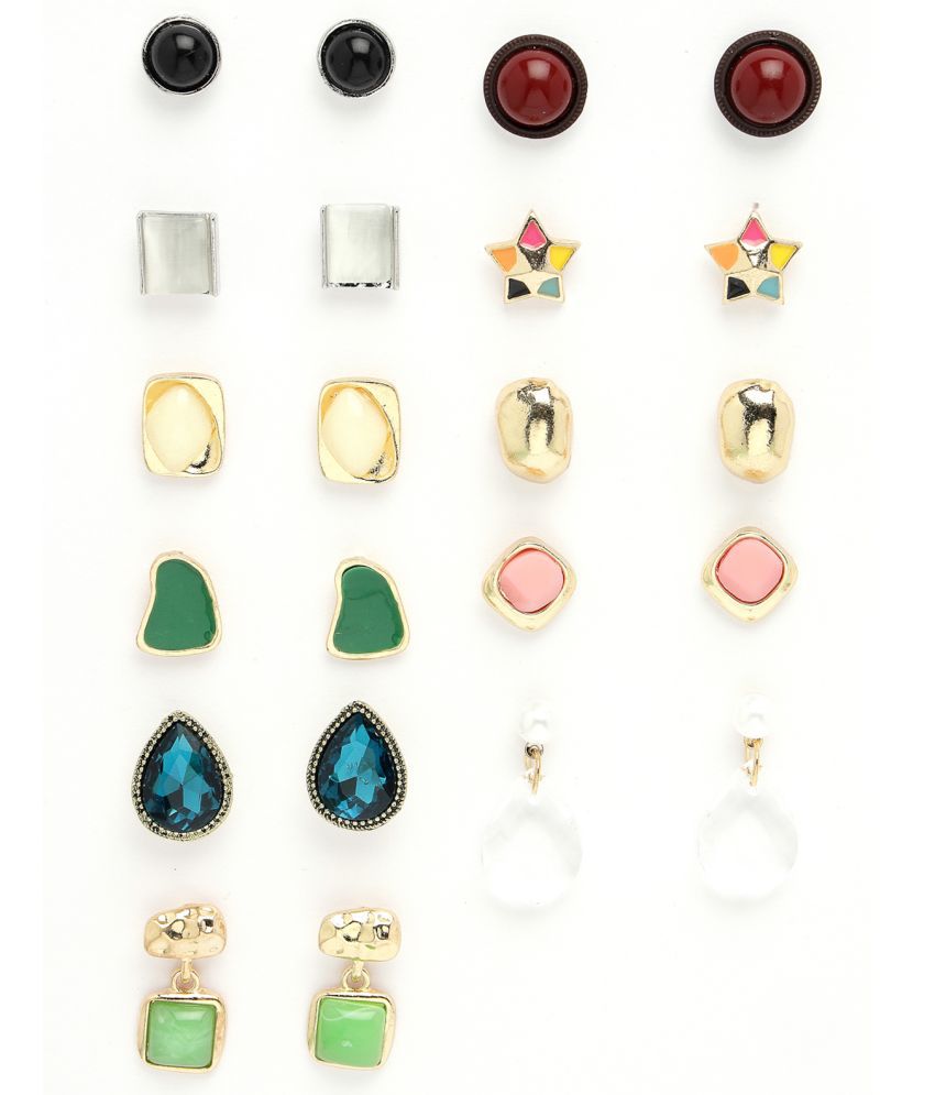     			Scintillare by Sukkhi Multicolor Stud Earrings ( More Than 10 )