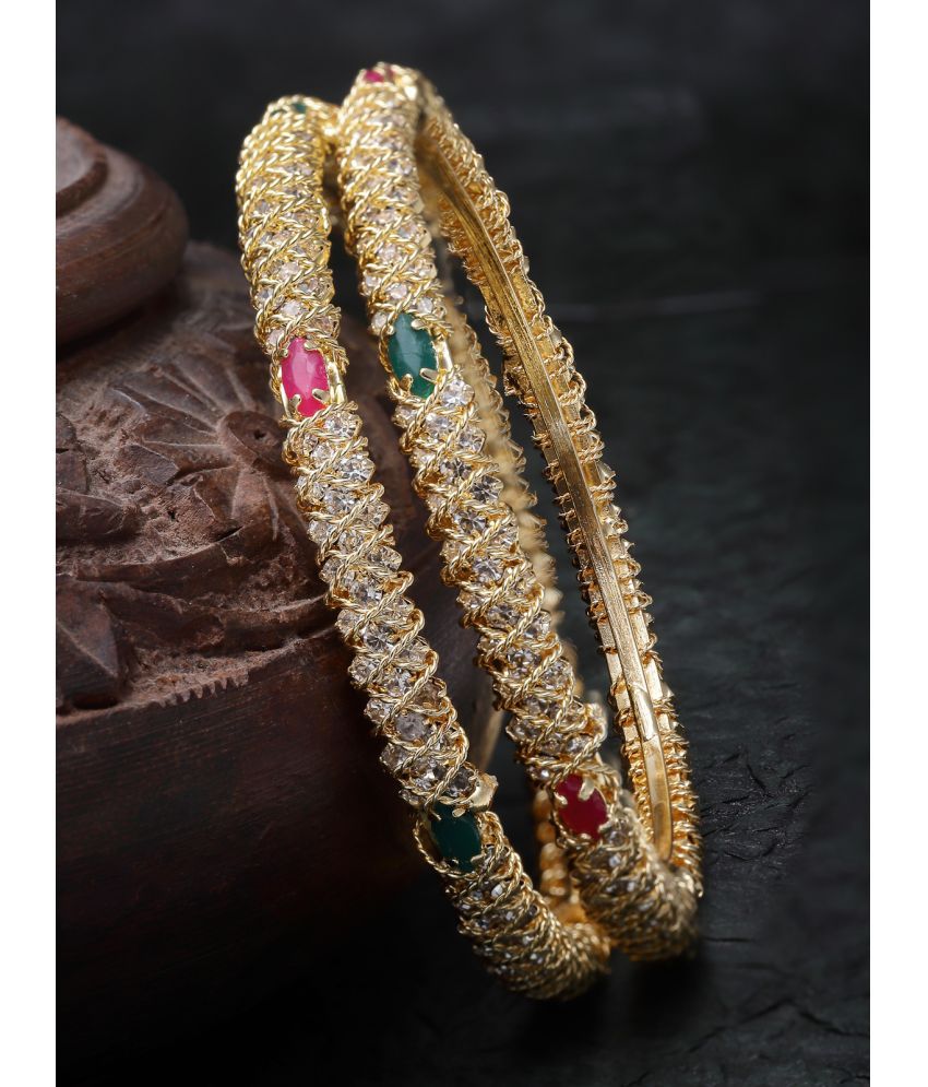     			Sukkhi Multicolor Bangle Set ( Pack of 2 )