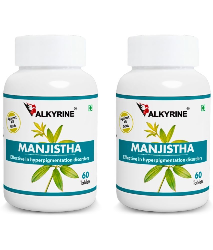     			VALKYRINE Manjistha Tablets | Skin Care Tablet 120 no.s Pack Of 2