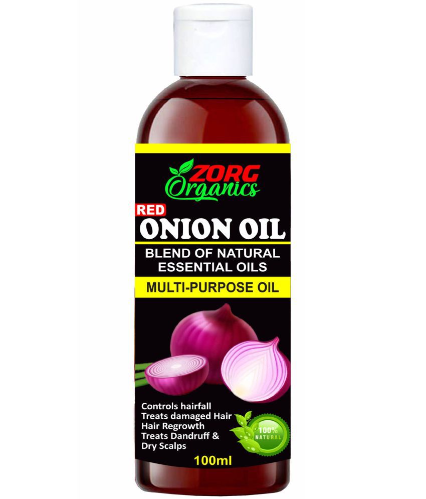     			Zorg Organics Hair Growth Onion Oil 100 ml ( Pack of 1 )