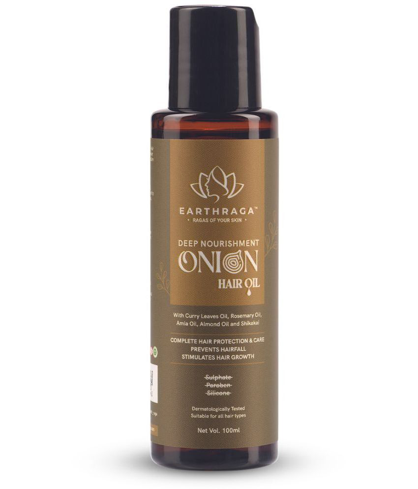     			EARTHRAGA Anti Hair Fall Onion Oil 100 ml ( Pack of 1 )