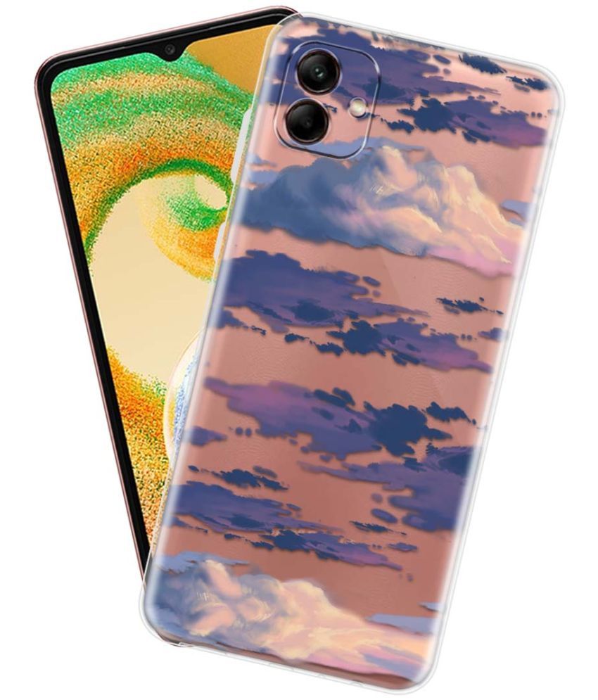     			Fashionury Multicolor Printed Back Cover Silicon Compatible For Samsung Galaxy A04 ( Pack of 1 )