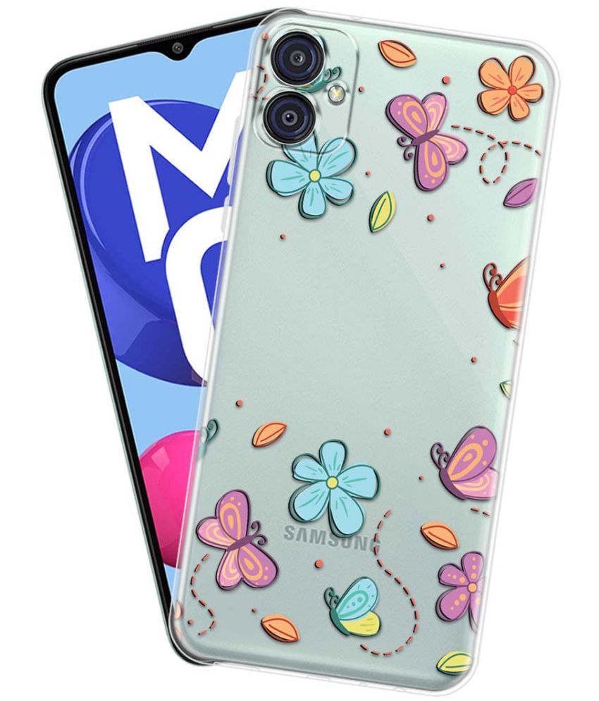     			Fashionury Multicolor Printed Back Cover Silicon Compatible For Samsung Galaxy M04 ( Pack of 1 )