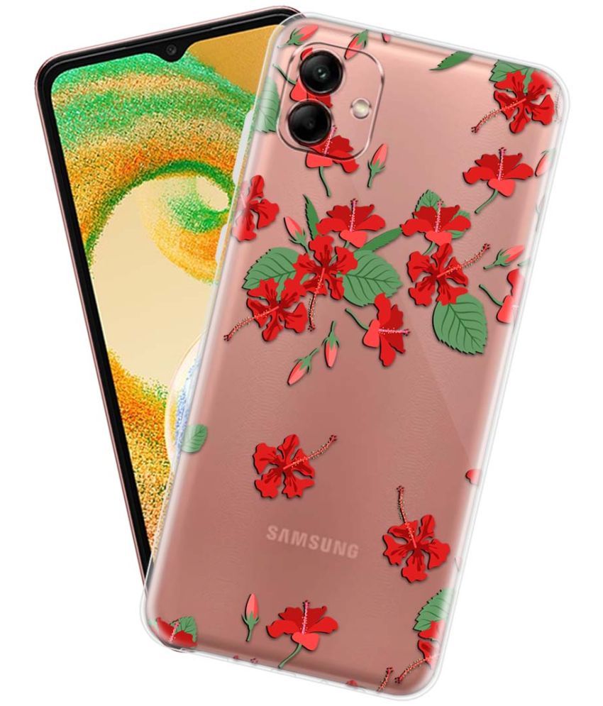     			Fashionury Multicolor Printed Back Cover Silicon Compatible For Samsung Galaxy A04 ( Pack of 1 )