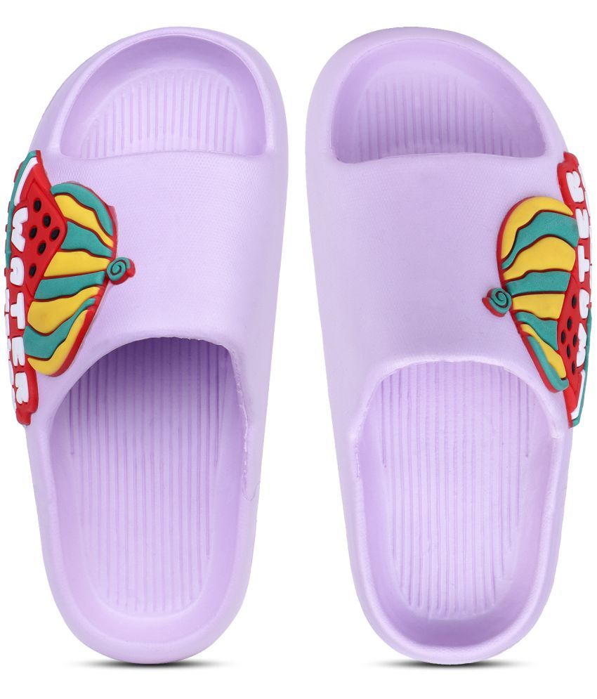     			Pampy Angel Purple Women's Slide Flip flop