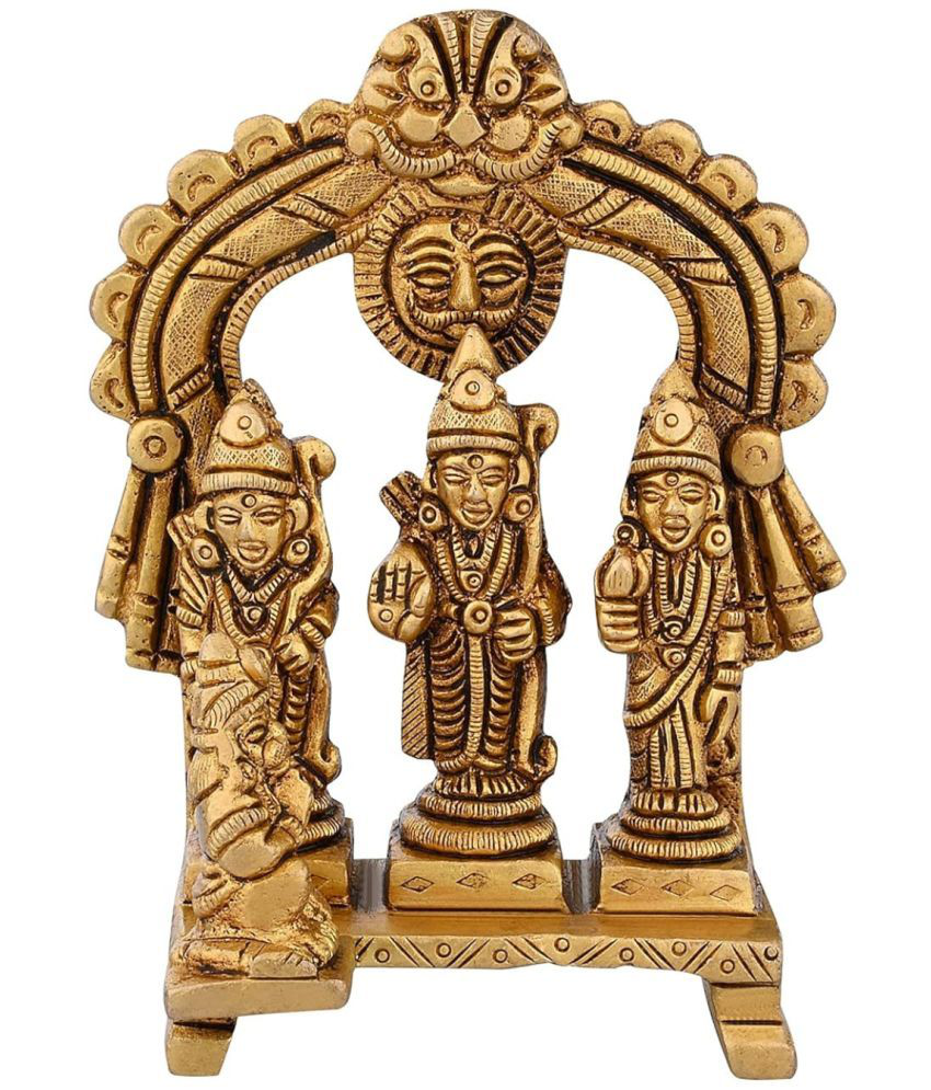     			Shreeyaash Brass Ram Darbar Idol ( 10 cm )