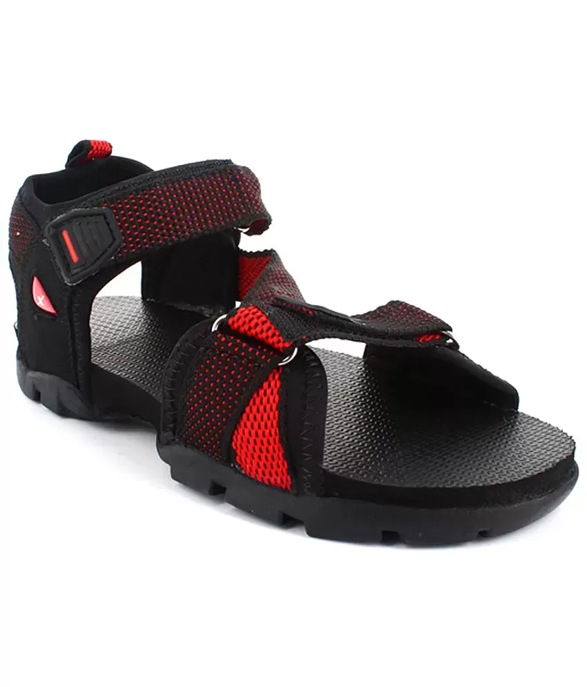 Sparx Men SS-584 Black Red Floater Sandals (SS0584G_BKRD_0008) : Amazon.in:  Fashion