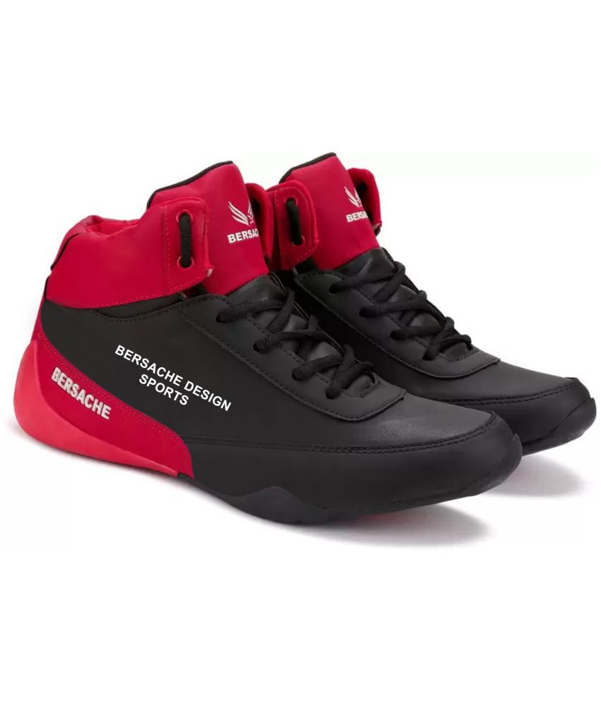     			Bersache Red Men's Sports Running Shoes