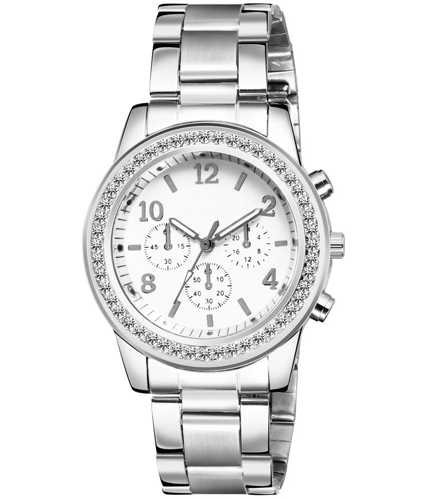     			DECLASSE Silver Stainless Steel Analog Womens Watch