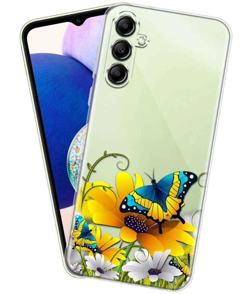     			Fashionury Multicolor Printed Back Cover Silicon Compatible For Samsung Galaxy A14 5G ( Pack of 1 )