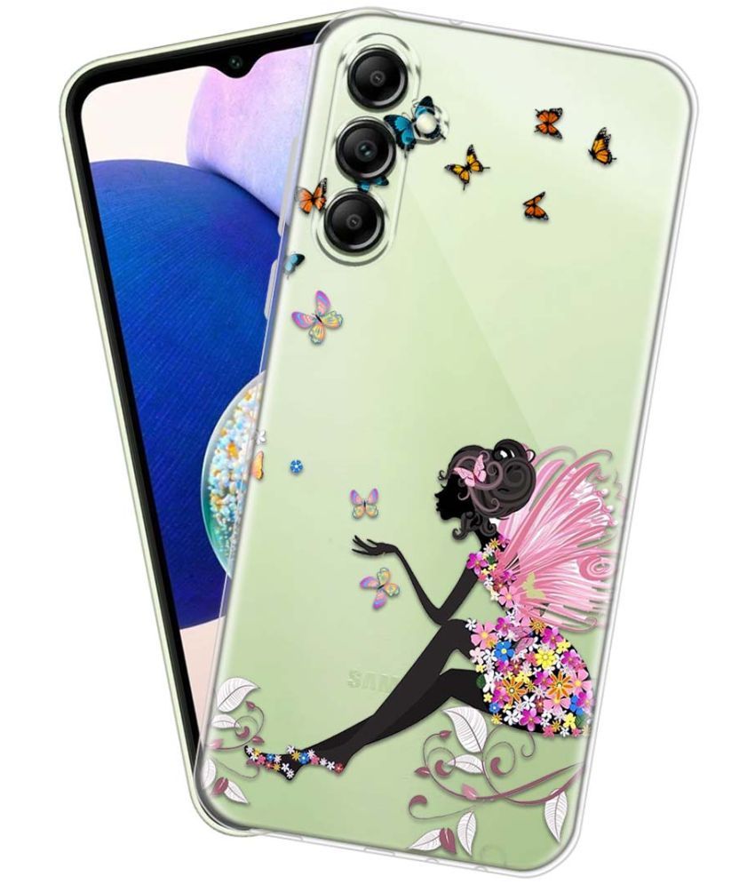     			Fashionury Multicolor Printed Back Cover Silicon Compatible For Samsung Galaxy A14 5G ( Pack of 1 )