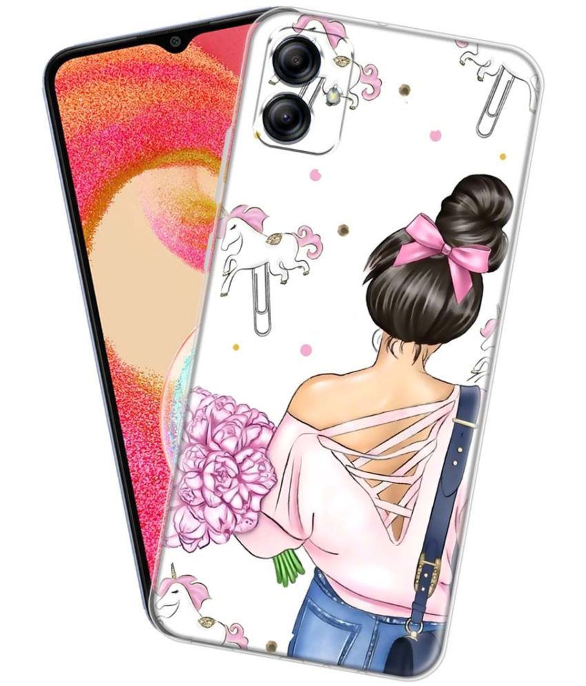     			Fashionury Multicolor Printed Back Cover Silicon Compatible For Samsung Galaxy A04e ( Pack of 1 )