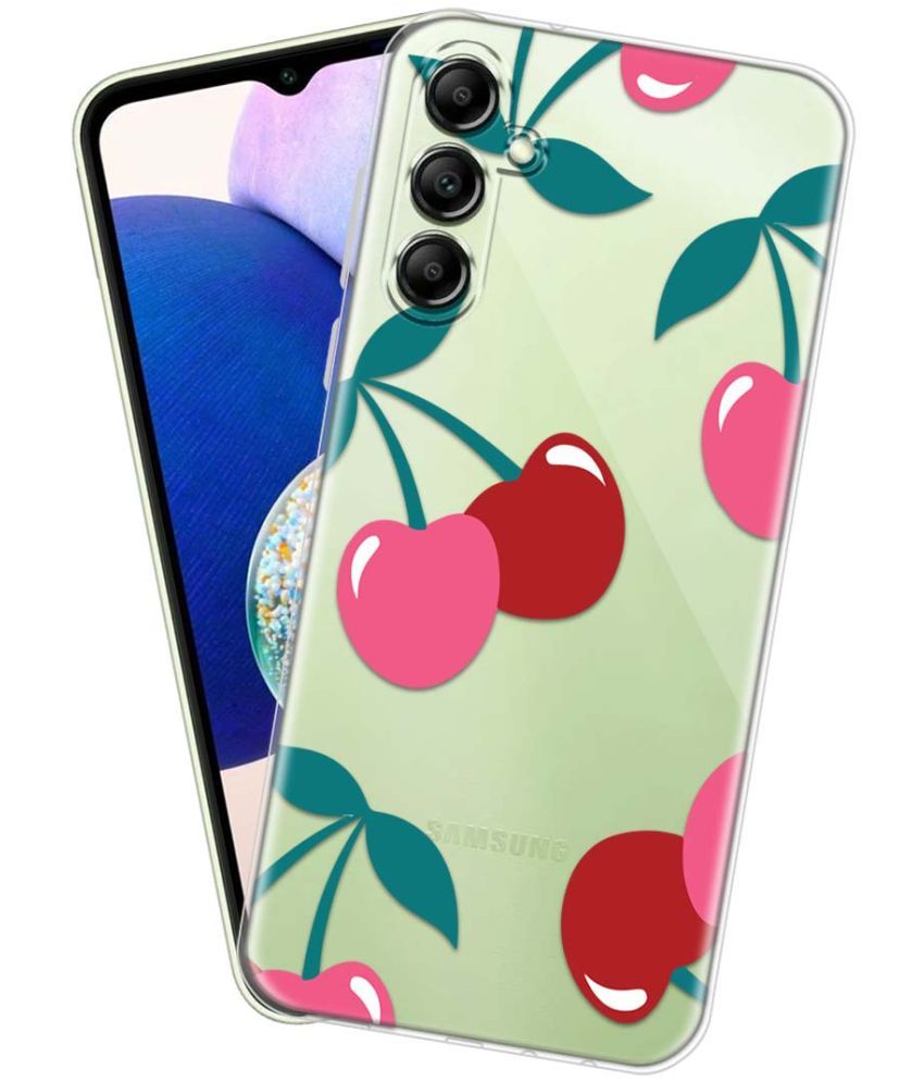     			Fashionury Multicolor Printed Back Cover Silicon Compatible For Samsung Galaxy A14 5G ( Pack of 1 )