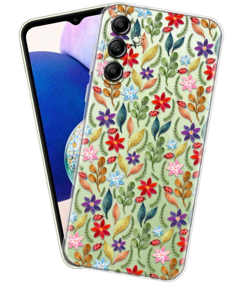     			Fashionury Multicolor Printed Back Cover Silicon Compatible For Samsung Galaxy A14 5G ( Pack of 1 )