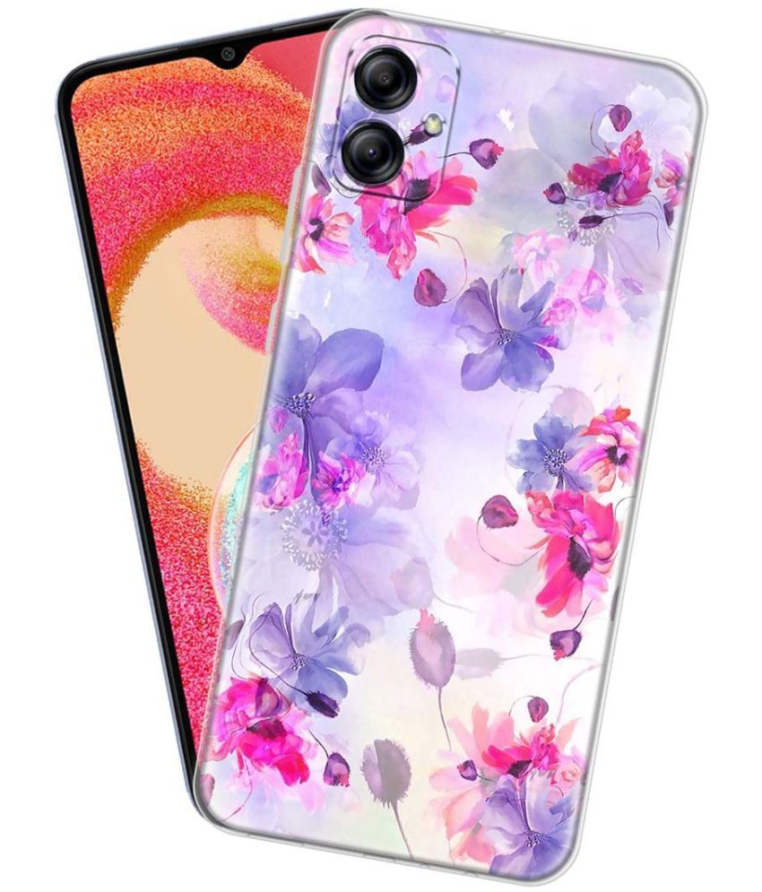     			Fashionury Multicolor Printed Back Cover Silicon Compatible For Samsung Galaxy A04e ( Pack of 1 )