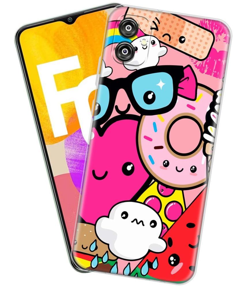     			Fashionury Multicolor Printed Back Cover Silicon Compatible For Samsung Galaxy F04 ( Pack of 1 )