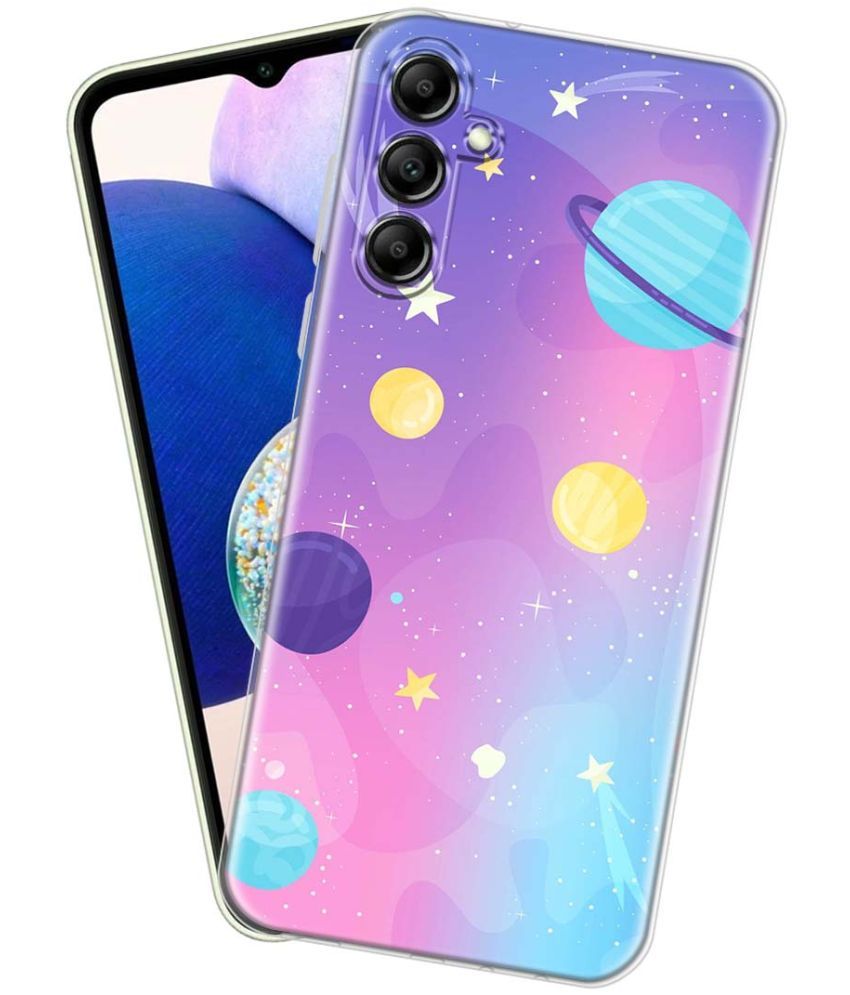     			Fashionury Multicolor Printed Back Cover Silicon Compatible For Samsung Galaxy A14 5G ( Pack of 1 )