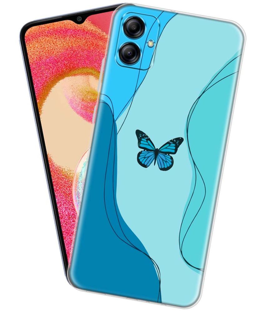     			Fashionury Multicolor Printed Back Cover Silicon Compatible For Samsung Galaxy A04e ( Pack of 1 )