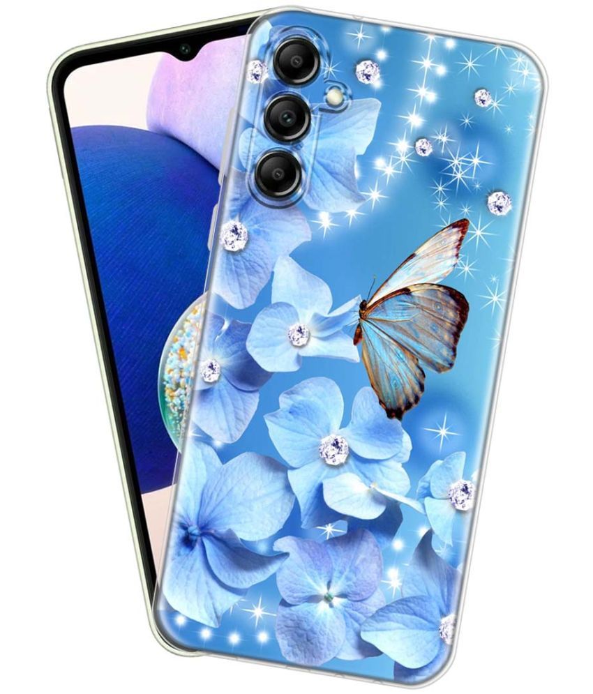     			Fashionury Multicolor Printed Back Cover Silicon Compatible For Samsung Galaxy A14 5G ( Pack of 1 )