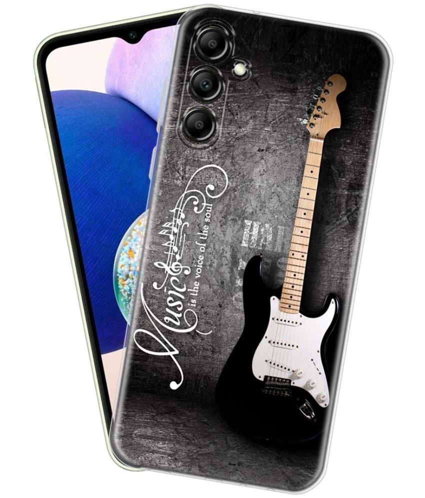     			Fashionury Multicolor Printed Back Cover Silicon Compatible For Samsung Galaxy A14 5G ( Pack of 1 )