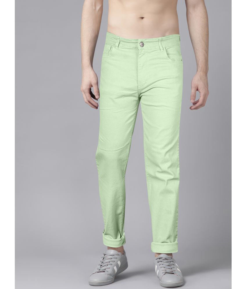     			JB JUST BLACK Regular Fit Basic Men's Jeans - Light Green ( Pack of 1 )