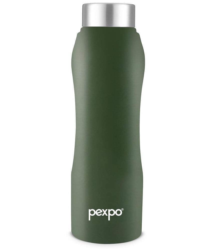     			Pexpo Stainless Steel Fridge Water Bottle Green Fridge Water Bottle 750 ml mL ( Set of 1 )