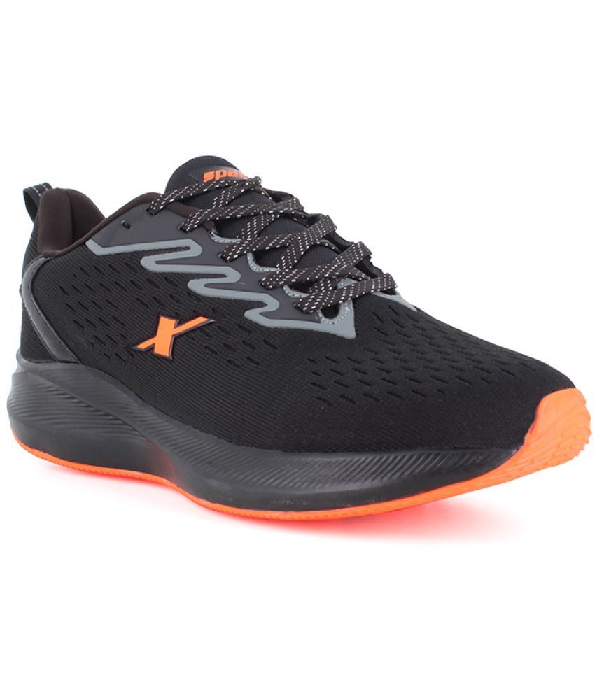     			Sparx Black Men's Sports Running Shoes