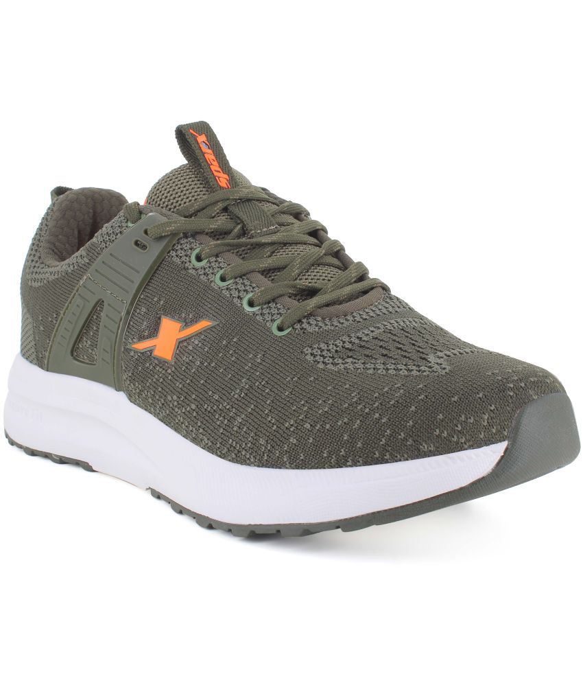     			Sparx Olive Men's Sports Running Shoes