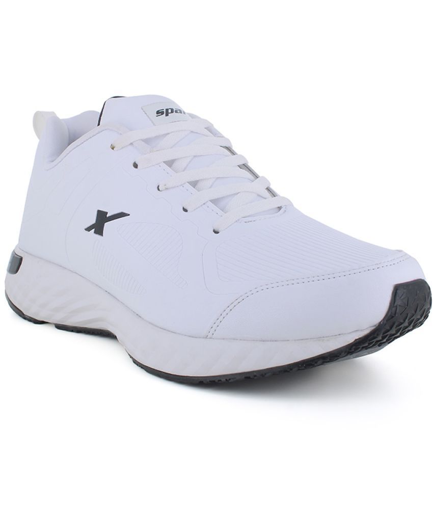     			Sparx White Men's Sports Running Shoes