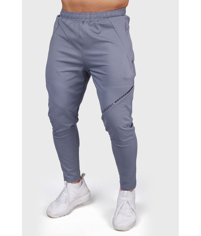     			Fuaark Light Grey Polyester Men's Sports Trackpants ( Pack of 1 )