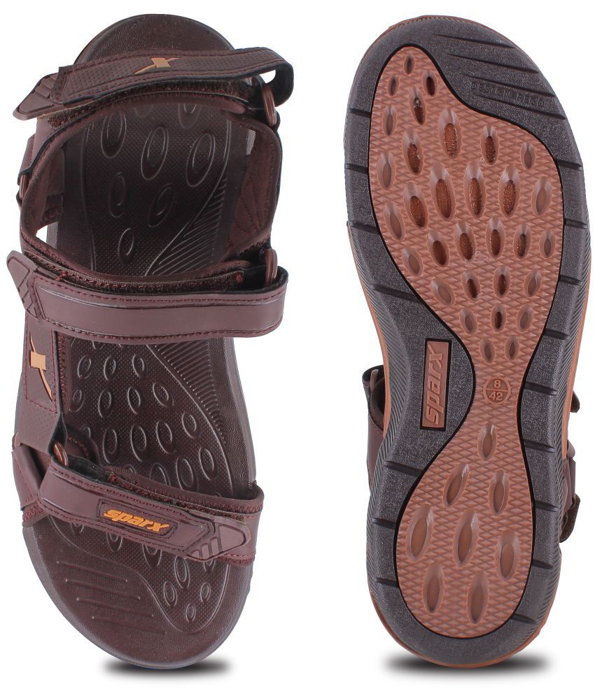     			Sparx - Brown Men's Floater Sandals