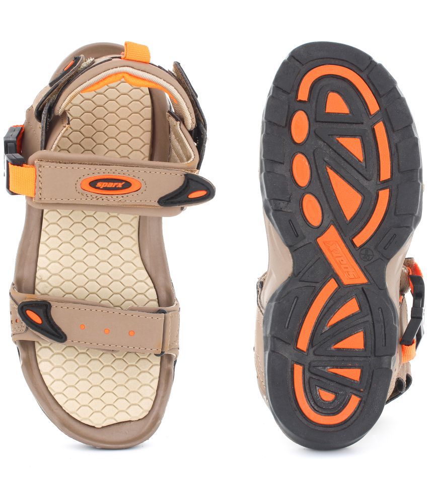     			Sparx - Orange Men's Floater Sandals
